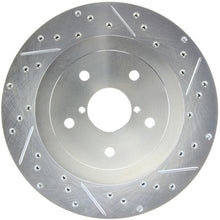 Load image into Gallery viewer, StopTech Select Sport 05-07 Subaru Impreza (DOES NOT FIT WRX/STI) Slotted / Drilled Left Rear Rotor

