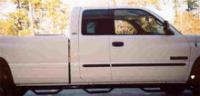 Load image into Gallery viewer, N-Fab Nerf Step 97-01 Dodge Ram 1500/2500/3500 Quad Cab 8ft Bed - Gloss Black - Bed Access - 3in
