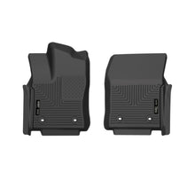 Load image into Gallery viewer, Husky Liners 2022 Toyota Tundra CC/DC &amp; 2023 Sequoia WeatherBeater Front Floor Liner - Blk
