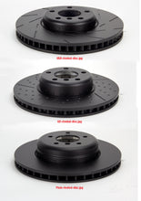 Load image into Gallery viewer, EBC 11-16 BMW 528i/528 xDrive (F10) USR Blackdash Sport Slotted Front Rotors
