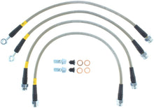 Load image into Gallery viewer, StopTech 08-17 Chevrolet Silverado 1500 Stainless Steel Rear Brake Lines
