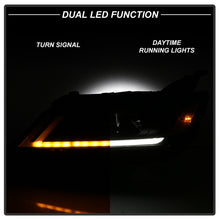Load image into Gallery viewer, xTune 14-18 Chevy Impala (Excl Limited) DRL Halogen Proj Headlights - Blk (PRO-JH-CIM15-LB-BK)
