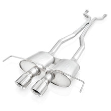 Load image into Gallery viewer, Stainless Works 2009-15 Cadillac CTS-V Coupe 3in Catback System X-Pipe Chambered Mufflers 4in Tips
