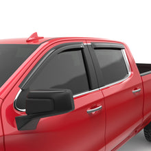 Load image into Gallery viewer, EGR 2019 Chevy 1500 Crew Cab Tape-On Window Visors - Set of 4 Dark Smoke
