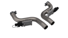 Load image into Gallery viewer, QTP 11-18 Dodge Challenger/Charger 5.7L 2.5in 304SS Aggressor Cutout Dual Mid Pipes
