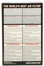 Load image into Gallery viewer, K&amp;N Filter Universal  Filter 2 3/8 inch Dual Flange 107mm C-C 3 inch Height
