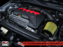Load image into Gallery viewer, AWE Tuning Audi RS3 / TT RS S-FLO Shortie Carbon Fiber Intake
