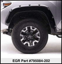 Load image into Gallery viewer, EGR 16+ Toyota Tacoma w/Mudflap Bolt-On Look Color Match Fender Flares - Set - Black
