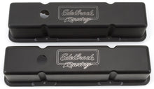 Load image into Gallery viewer, Edelbrock Valve Cover Victor Series Chevrolet 1959-1986 262-400 CI V8 Tall Black
