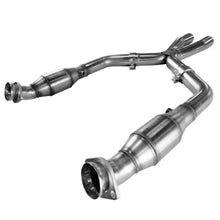 Load image into Gallery viewer, Kooks 05-10 Ford Mustang GT 4.6L 3V Auto/Manual 3in x 2 1/2in OEM Exhaust GREEN Cat X Pipe
