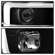 Load image into Gallery viewer, Spyder 08-10 Ford F-250 Projector Headlights V2 - Light Bar DRL LED - Black PRO-YD-FS08V2-LB-BK
