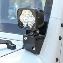 Load image into Gallery viewer, Westin/Snyper 07-17 Jeep Wrangler Snyper Lower Pillar Mounts - Textured Black
