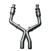 Load image into Gallery viewer, Kooks 11-14 Ford Mustang GT 5.0L 4V 3in x 2 3/4in OEM Exhaust GREEN Cat X Pipe Kooks HDR Req
