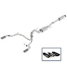 Load image into Gallery viewer, Ford Racing 15-18 F-150 5.0L Cat-Back Sport Exhaust System - Rear Exit Carbon Fiber Tips

