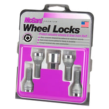 Load image into Gallery viewer, McGard Wheel Lock Bolt Set - 4pk. (Cone Seat) M12X1.5 / 17mm Hex / 49.2mm Shank Length - Chrome
