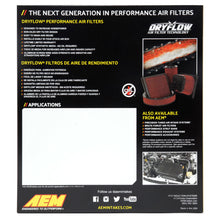 Load image into Gallery viewer, AEM 95-02 Toyota 4 Runner 3.4L / 92-97 Lexus SC300/SC400 3.0L/4.0L DryFlow Air Filter
