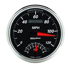 Load image into Gallery viewer, Autometer Designer Black II 5in 120 MPH &amp; 8k RPM In-Dash Tach/Speedo
