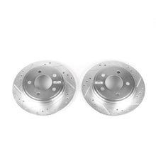Load image into Gallery viewer, Power Stop 99-04 Chrysler 300M Rear Evolution Drilled &amp; Slotted Rotors - Pair
