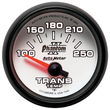 Load image into Gallery viewer, Autometer Phantom II 52.4mm Shortl Sweep Electronic 100-350 Def F Transmission Temperature Gauge
