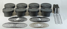 Load image into Gallery viewer, Mahle MS Piston Set GM LS 376ci 4.065in Bore 3.622in Stk 6.125in Rod .927 Pin -12cc 9.3 CR
