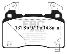 Load image into Gallery viewer, EBC 12+ Tesla Model S Electric Greenstuff Front Brake Pads
