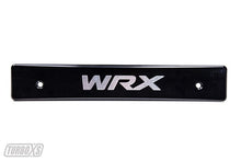 Load image into Gallery viewer, Turbo XS 15-17 Subaru WRX/STi Billet Aluminum License Plate Delete Black Machined WRX Logo
