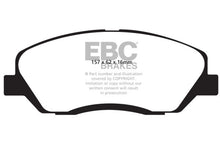 Load image into Gallery viewer, EBC 06-09 Hyundai Entourage 3.8 Ultimax2 Front Brake Pads
