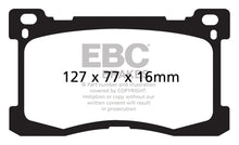 Load image into Gallery viewer, EBC 12+ Hyundai Equus 5.0 Greenstuff Front Brake Pads
