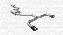 Load image into Gallery viewer, Corsa 14-15 Volkswagen GTI Mk7 Black Sport 3.0in Cat-Back Dual Rear Exit with Single Pro-Series Tips
