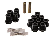 Load image into Gallery viewer, Energy Suspension 55-57 Chevy Bel Air Black Rear Leaf Spring Bushing Set

