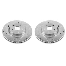 Load image into Gallery viewer, Power Stop 06-07 Subaru B9 Tribeca Front Evolution Drilled &amp; Slotted Rotors - Pair
