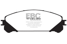 Load image into Gallery viewer, EBC 15+ Lexus NX200t 2.0 Turbo Ultimax2 Front Brake Pads
