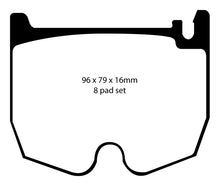Load image into Gallery viewer, EBC 03-06 Mercedes-Benz CL55 AMG 5.4 Supercharged Redstuff Front Brake Pads
