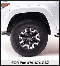 Load image into Gallery viewer, EGR 14+ Chev Silverado 5ft Bed Bolt-On Look Color Match Fender Flares - Set - Summit White
