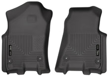 Load image into Gallery viewer, Husky Liners 2019 Ram 1500 Crew Cab WeatherBeater Black Front Row Floor Liners
