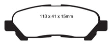Load image into Gallery viewer, EBC 09-13 Toyota Highlander 2.7 2WD/4WD Greenstuff Rear Brake Pads

