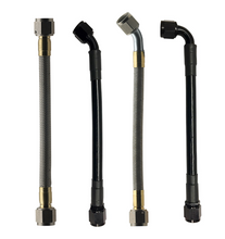 Load image into Gallery viewer, Fragola -10AN PTFE Hose Assembly Straight x 90 48in
