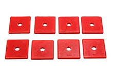 Load image into Gallery viewer, Energy Suspension Pad - Med - 2in SQ x 7/16in ID x 1/4in H - Red

