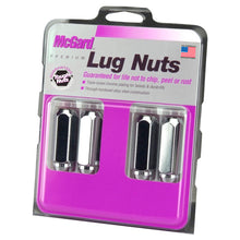 Load image into Gallery viewer, McGard Hex Lug Nut (Cone Seat / Duplex) M14X2.0 / 13/16 Hex / 2.25in. Length (4-Pack) - Chrome

