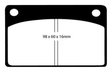 Load image into Gallery viewer, EBC 66-68 Volvo 140 1.8 Yellowstuff Front Brake Pads
