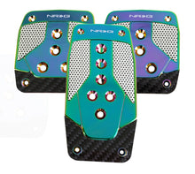 Load image into Gallery viewer, NRG Aluminum Sport Pedal M/T - Neochrome w/Black Carbon
