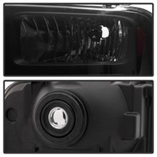 Load image into Gallery viewer, Xtune Ford F250 F350 F450 Superduty Excursion 99-04 Headlights Black Smoked HD-JH-FF25099-HA-BSM
