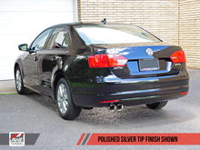 Load image into Gallery viewer, AWE Tuning Mk6 Jetta 2.5L Track Edition Exhaust - Polished Silver Tips

