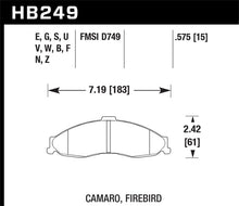 Load image into Gallery viewer, Hawk 98-02 Chevrolet Camaro SS/Z28 / 98-02 Pontiac Firebird DTC-50 Race Front Brake Pads

