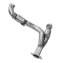 Load image into Gallery viewer, Kooks 06-09 Chevy Trailblazer SS LS2 6.0L 3in x OEM Out Cat SS Y Pipe Kooks HDR Req
