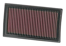Load image into Gallery viewer, K&amp;N Replacement Panel Air Filter 2005 Renault Clio III 1.4L 9.25in OS L x 5.5in OS W x 1.125in H

