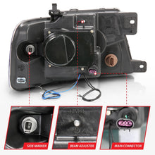 Load image into Gallery viewer, ANZO 2004-2008 Ford F-150 Projector Headlights w/ Halo and LED Chrome
