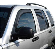 Load image into Gallery viewer, AVS 02-07 Jeep Liberty Ventvisor In-Channel Front &amp; Rear Window Deflectors 4pc - Smoke
