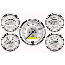 Load image into Gallery viewer, Autometer Ford Racing Kit Box (5 pc In-Dash Elec Speedo/Oil Pressure/Water Temp/Fuel Level/Volt)
