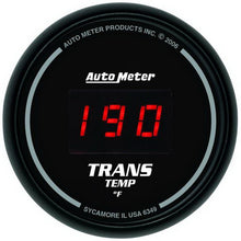 Load image into Gallery viewer, Autometer Z Series 52mm Black Digital 0-300 Deg F Transmission Temperature Gauge
